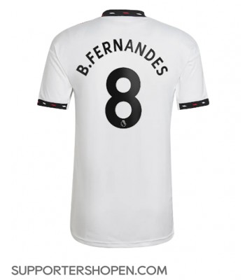Manchester United Bruno Fernandes #8 Borta Matchtröja 2022-23 Kortärmad